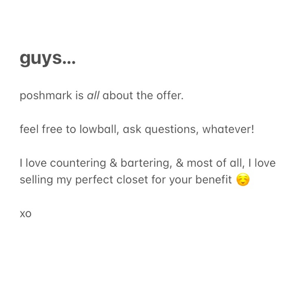 just a reminder to offer & ask questions 💕